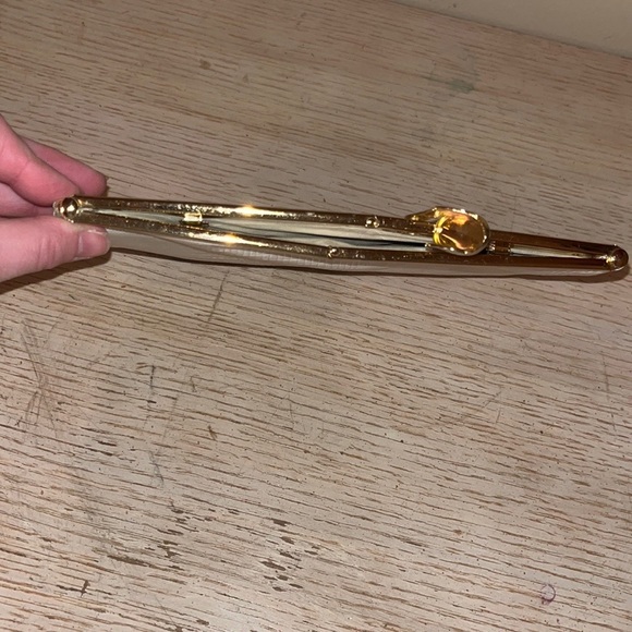 Vintage White Alligator Leather 1950’s Clutch Handbag Purse Formal - Picture 16 of 16